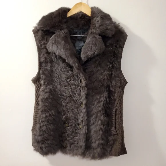 Marc Jacobs - Rabbit Fur Vest - Size L *Please Read* - Picture 1 of 11